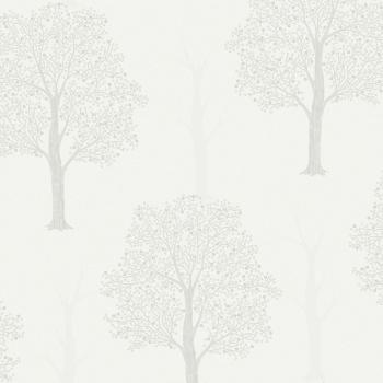 Holden Decor Opus Vinyl Ornella Grey Wallpaper