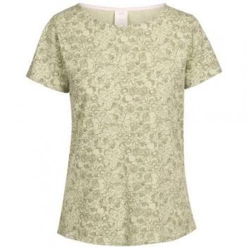 Simona Leaves Top – Pale Green, Size XL