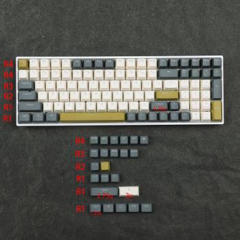 YMDK Double Shot Olivia Verlichte PBT OEM Toetsen voor Mechanisch Toetsenbord 68