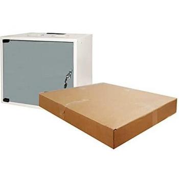 Armadio Rack 19 9 Unità Disassemblato con Porta Vetro