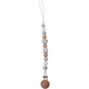 Beech Wood and Silicone Pacifier Chain