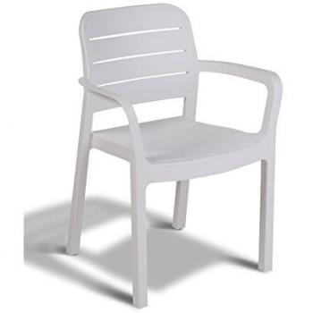 Allibert Keter Tisara Weiß – Ergonomischer Bürostuhl für den Heimgebrauch