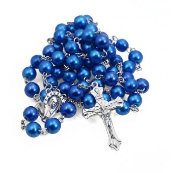 Perles de Rosaire Bleu Royal pour Hommes et Femmes