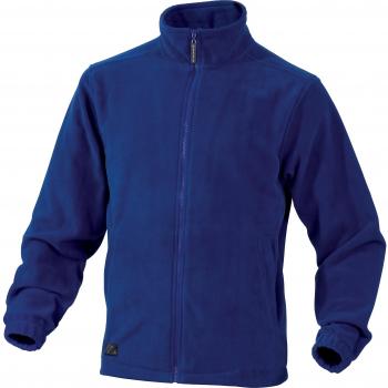 Chaqueta polar Deltaplus con cremallera y 2 bolsillos color azul talla M
