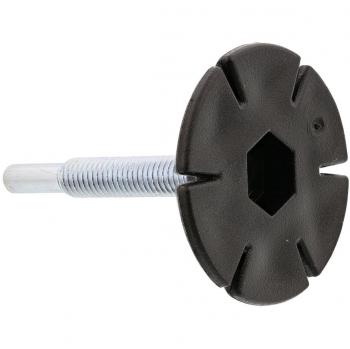 Pied réglable, M8x48mm