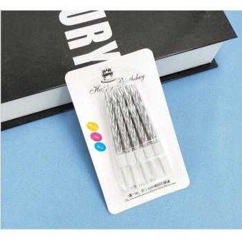 Velas de cumpleaños de colores brillantes