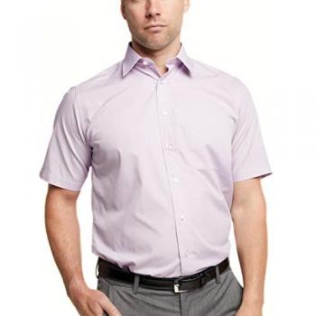 Double Two Easy Care Lilac Shirt