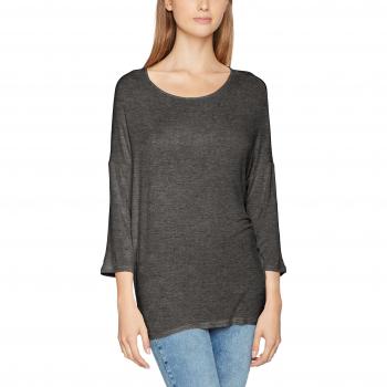 PIECES Pcmusthave 3/4 Top Noos, Camiseta de Manga Larga para Mujer, Gris