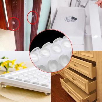 40 Piezas de Almohadillas de Silicona para Puertas