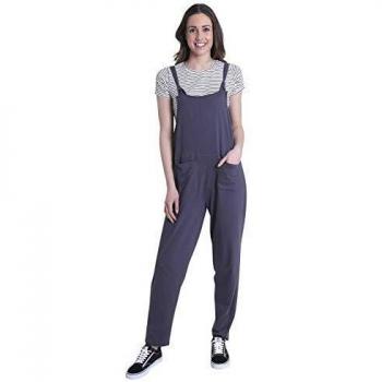 Women's Charcoal Cotton Jumpsuit