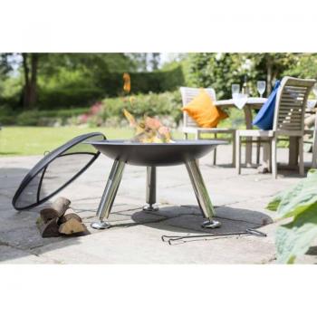 Chimenea Chicago Negra de Acero 75 cm – REDFIRE Maison du'Monde