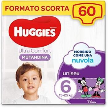 Huggies Pannolini Mutandina Ultra Comfort 60 Pannolini