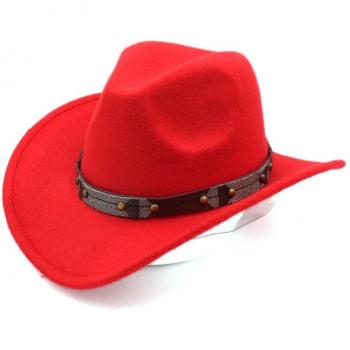 Munng Unisex Western Hut mit Kaffee Band
