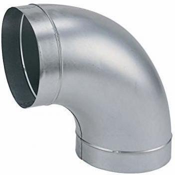 Coude galvanisé 90° D200 sans joint Atlantic 523523