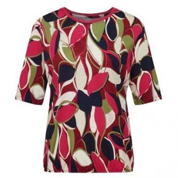 Damen Rundhals T-Shirt mit Rabe