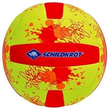 Schildkröt Funsports Mini-Volleyball – Gelb‑Rot (GR. 2, Ø 15 cm)