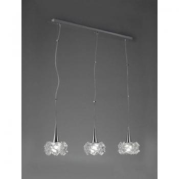 Artic Large 3-Light Pendant in Chrome