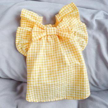 Ropa Chic de Verano para Mascotas con Lazo