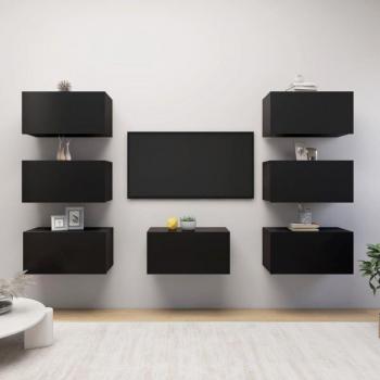 JINLEFU Mobiliario Salón 7 Enmoldura de Madera Ingeniería
