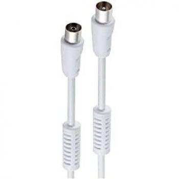 BASIC‑S Filtre M/F Câble Antenne Blanc 3 m