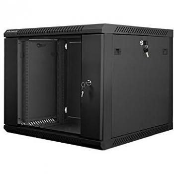 Armario rack lanberg 9u 600x600x501 auto ensamblado 19pulgadaspulgadas hasta 60 kg negro