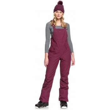 Roxy Rideout Snow Bib Pants für Frauen – Lila – XS bis L