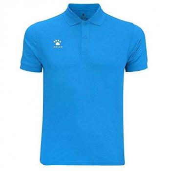 Polo Unisex de Manga Corta KELME Street Color Celeste