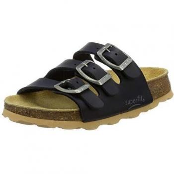 UK 9.5 Blue Low‑Top Kids Slippers