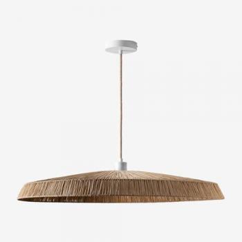 Sklum – Lampada da soffitto in rafia Velcko