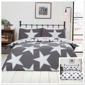 Rapport All Stars Double Duvet Cover in Grey
