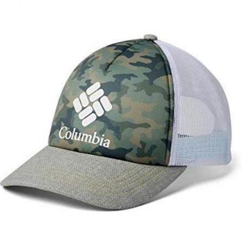 Women’s Mesh Baseball Cap (Columbia) – Cypress/Colm Grey/White