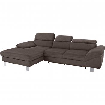 COTTA Polstergarnitur Driver, Ecksofa und Hocker, 2-tlg