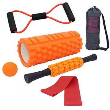 Rullo Massaggio Muscolare Tallgoo, 6 in 1 per Stretching Yoga
