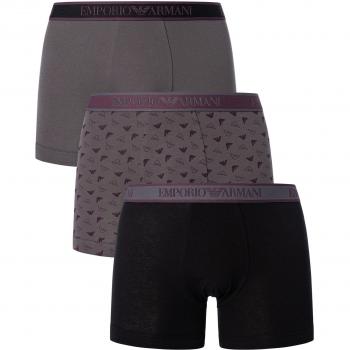 Pantaloncini Armani Boxers 112131_f717 in Nero, Grigio e Magnetico XL