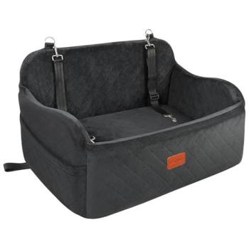 MemoryFoam Hondenbed in Auto – Grote, Zijkant & Veiligheidsclip
