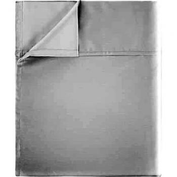 King Size Flat Sheet, 400 Thread Count, 100% Cotton, Soft & Superior to Fake Egyptian Quality Claims, Breathable Bedsheet