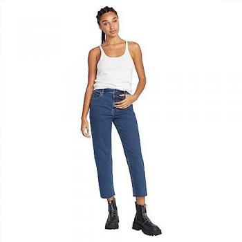 Volcom Damenhose Stoned Straight 27 ltwt blau