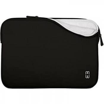 Étui de protection pour PC portable Apple MacBook Pro 13 pouces avec doublure intérieure en faux cuir et poche pour câbles