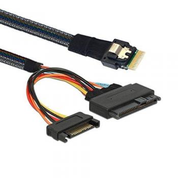 Cable U2 SFF-8654 a M.2 SAS NVMe para placa base Intel