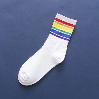 Black and White Rainbow Socks