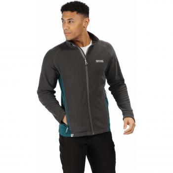 Regatta Tafton Herren 3XL Fleece-Waben, Magnet‑Reißverschluss, Deep Teal