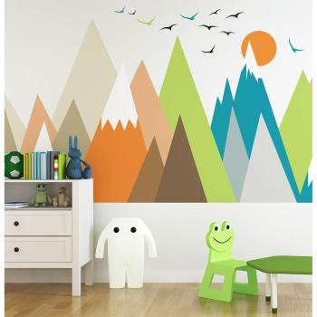 Muro Sticker Niño Escandinavo Montaña Shizuka 100x150 cm