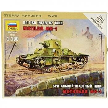 Réplique miniature Matilda Mk I – Zvezda 1/100