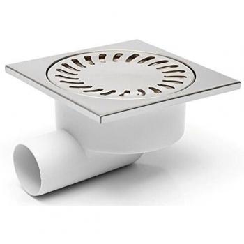 Bonde de douche avec siphon anti-odeur 150 x 150 mm DN50