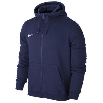 Extra Small Nike Kid's Team Club Hoodie, Full Zip, Dark Blue