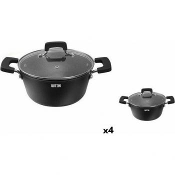 Quttin Kochtopf mit Glasdeckel 3 mm 32 cm