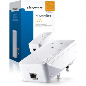 Devolo Powerline Adapter 1200 Mbps Powerline LAN Addition dLAN 1200+ Add On