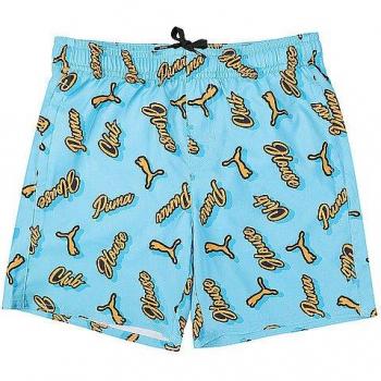 Puma Boys’ Bath Short „Club House“ in Hellblau, 152‑Größe
