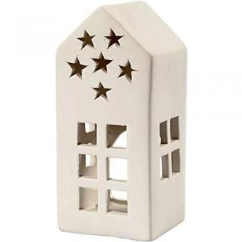Bougeoirs chauffe-plat Blanc 7 x 7 cm H: 16 cm 8 pièces