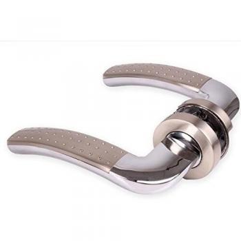 Securit Dimple Latch Handles SN/CP (Pair)